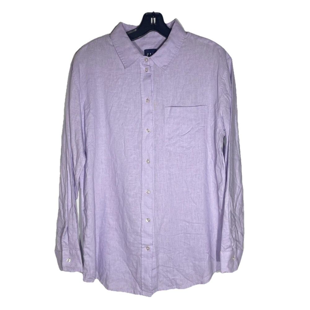 GAP Women’s Button Down Size Medium Purple